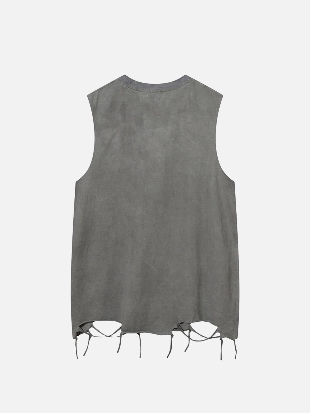 Concert Outfit Vintage Necklace Star Print Hip-Hop Tank Top Concert Outfit Vintage Necklace Star Print Hip-Hop Tank Top