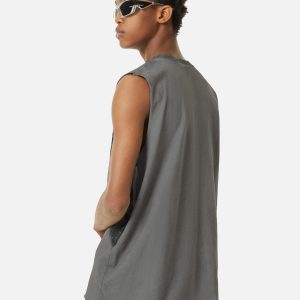 Concert Outfit Vintage Necklace Star Print Hip-Hop Tank Top