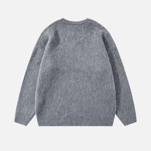 Concert Outfit Vintage Print Letter Sweater