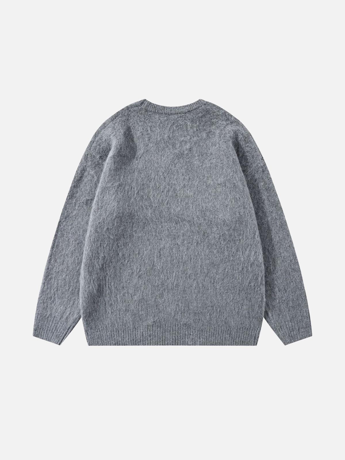 Concert Outfit Vintage Print Letter Sweater Concert Outfit Vintage Print Letter Sweater