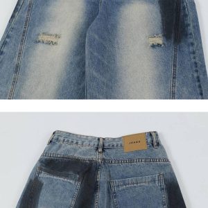 Concert Outfit Vintage Ripped Jeans