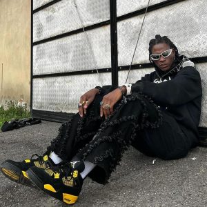 Concert Outfit Vintage Rough Edge Flared Jeans