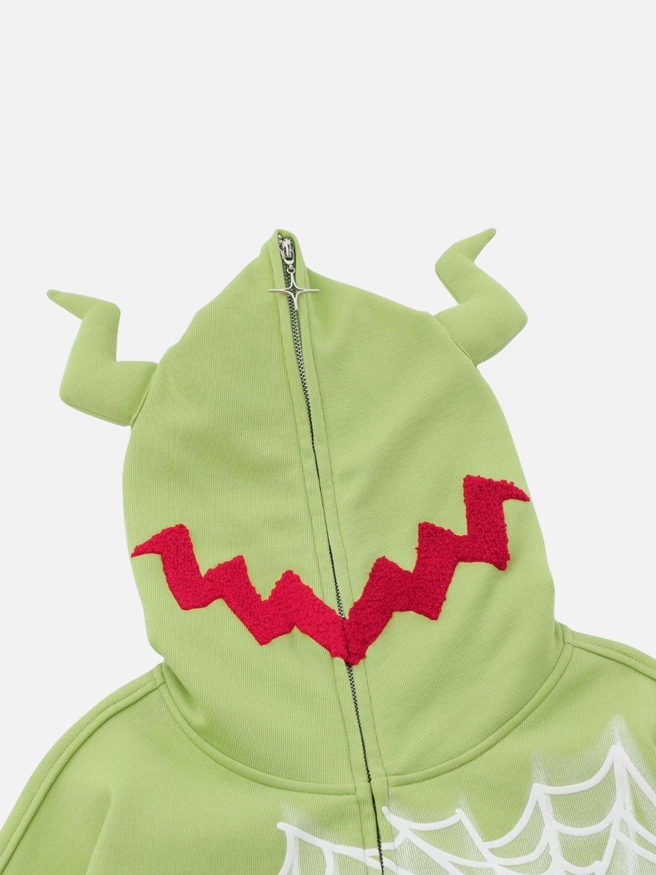 Concert Outfit Vintage Spider Hooded Sweatshirt Concert Outfit Vintage Spider Hooded Sweatshirt