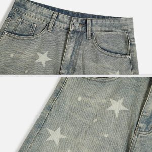 Concert Outfit Vintage Star Jorts