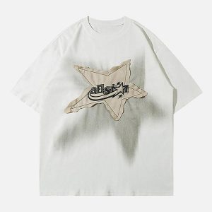 Concert Outfit Vintage Star Loose T-Shirt