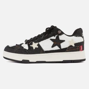 Concert Outfit Vintage Star Skateboard Sneakers