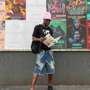 Concert Outfit Vintage Starry Fringe Hem Jorts