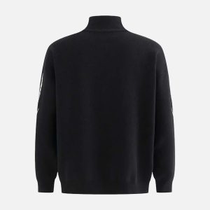 Concert Outfit Vintage Thorns Stand Collar Cardigan