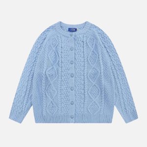 Concert Outfit Vintage Twist Cardigan