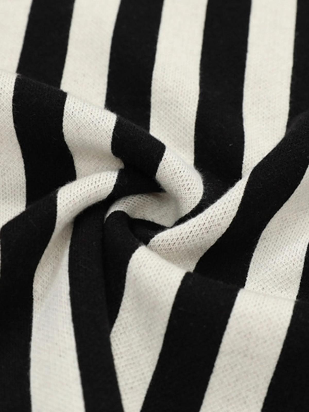 Concert Outfit Vintage Vertical Striped Preppy V-Neck Sweater Concert Outfit Vintage Vertical Striped Preppy V-Neck Sweater