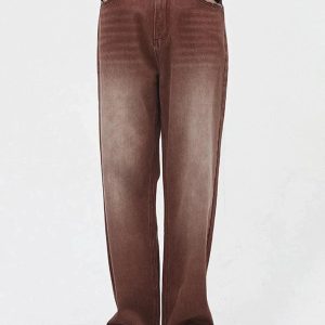 Concert Outfit Vintage Wash Gradient Jeans