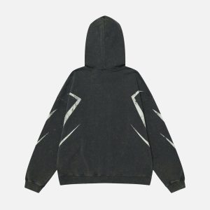 Concert Outfit Vintage Washed Distressed Hoodie