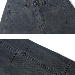 Concert Outfit Vintage Washed Distressed Jeans