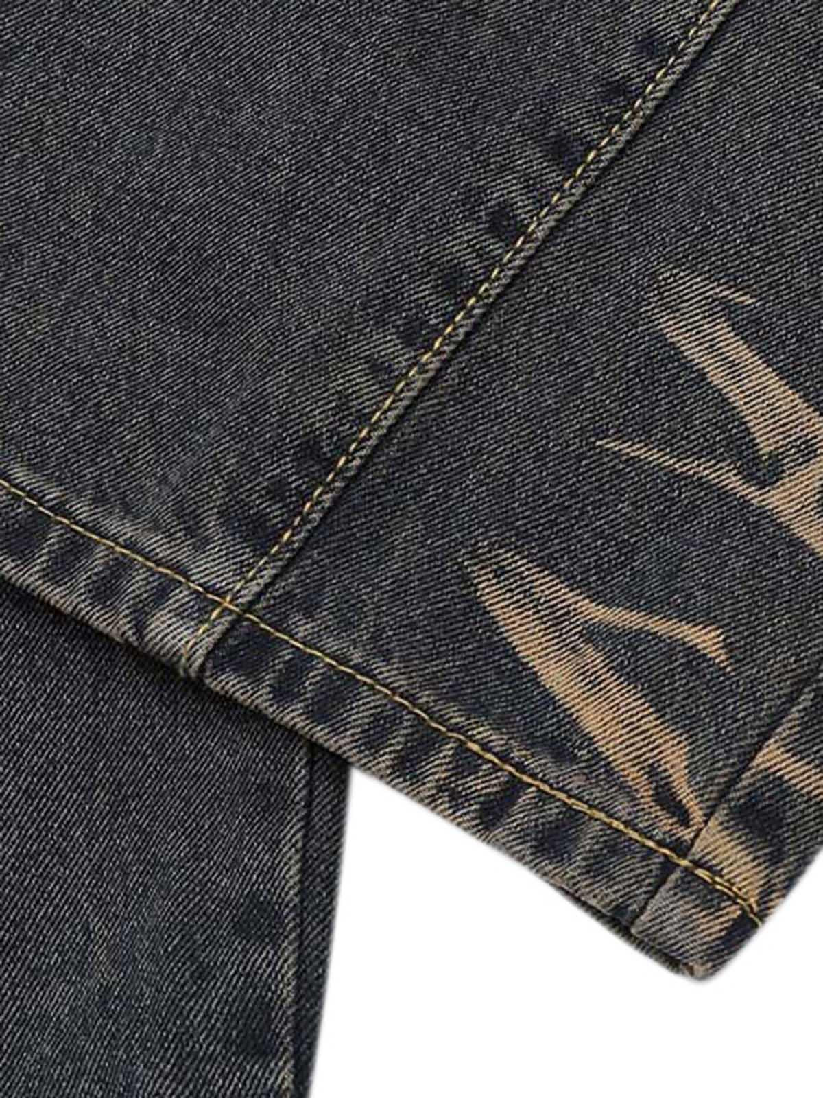 Concert Outfit Vintage Washed Distressed Multi Pocket Cargo Jeans Concert Outfit Vintage Washed Distressed Multi Pocket Cargo Jeans