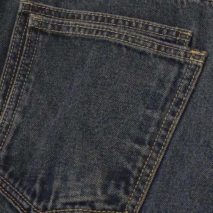 Concert Outfit Vintage Washed Distressed Multi Pocket Cargo Jeans