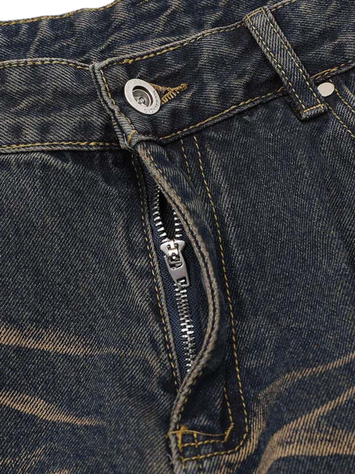 Concert Outfit Vintage Washed Distressed Multi Pocket Cargo Jeans Concert Outfit Vintage Washed Distressed Multi Pocket Cargo Jeans