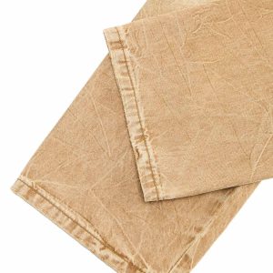 Concert Outfit Vintage Washed Distressed Straight Jeans