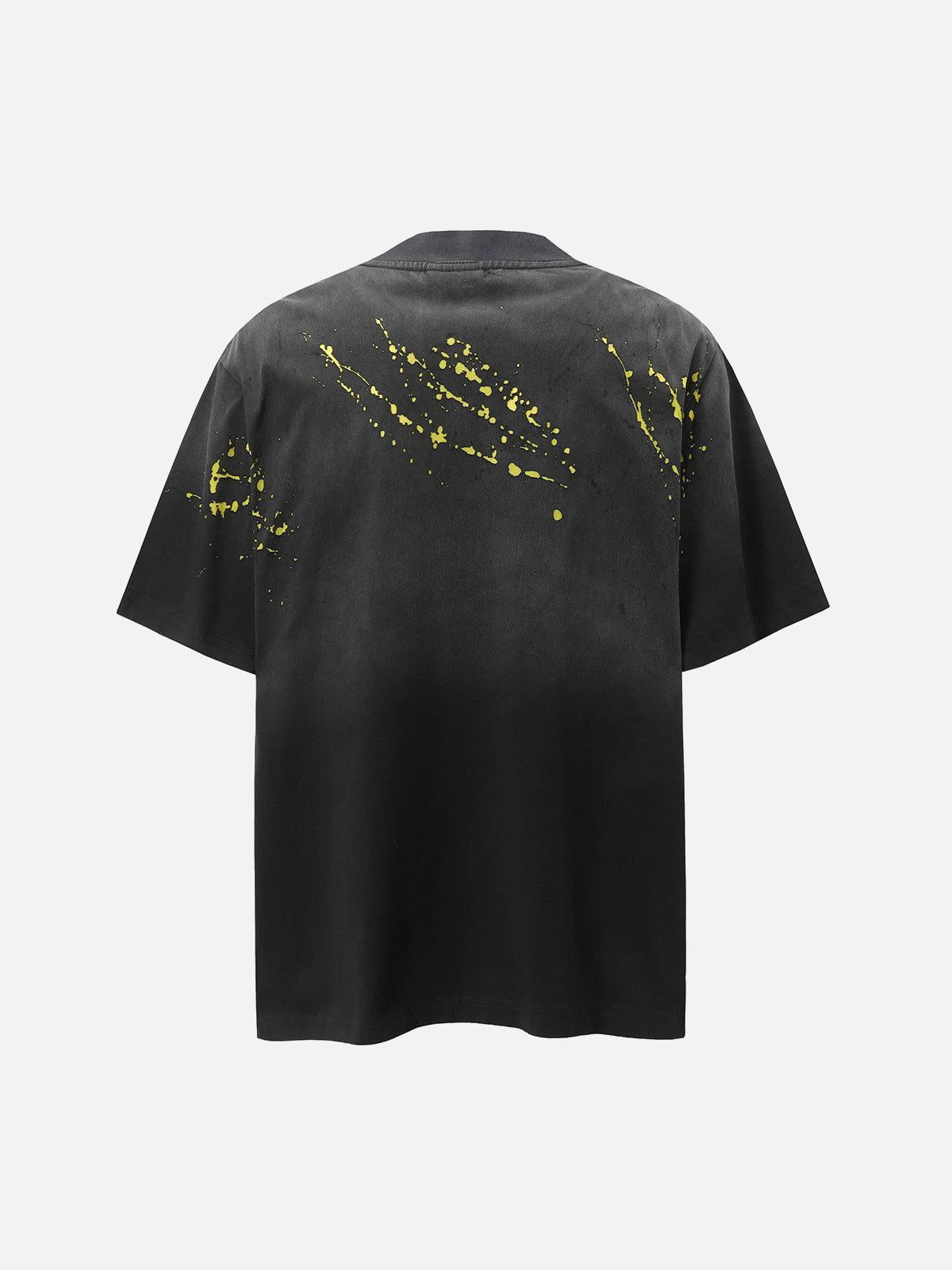 Concert Outfit Vintage Washed Dot Spray T-Shirt Concert Outfit Vintage Washed Dot Spray T-Shirt