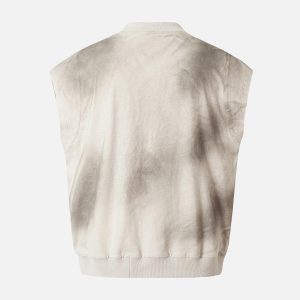 Concert Outfit Vintage Washed Graphic Distressed Vest