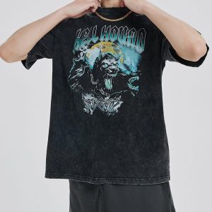 Concert Outfit Vintage Washed Print Tee