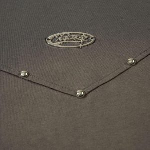 Concert Outfit Vintage Washed Stitching Rivets T-Shirt