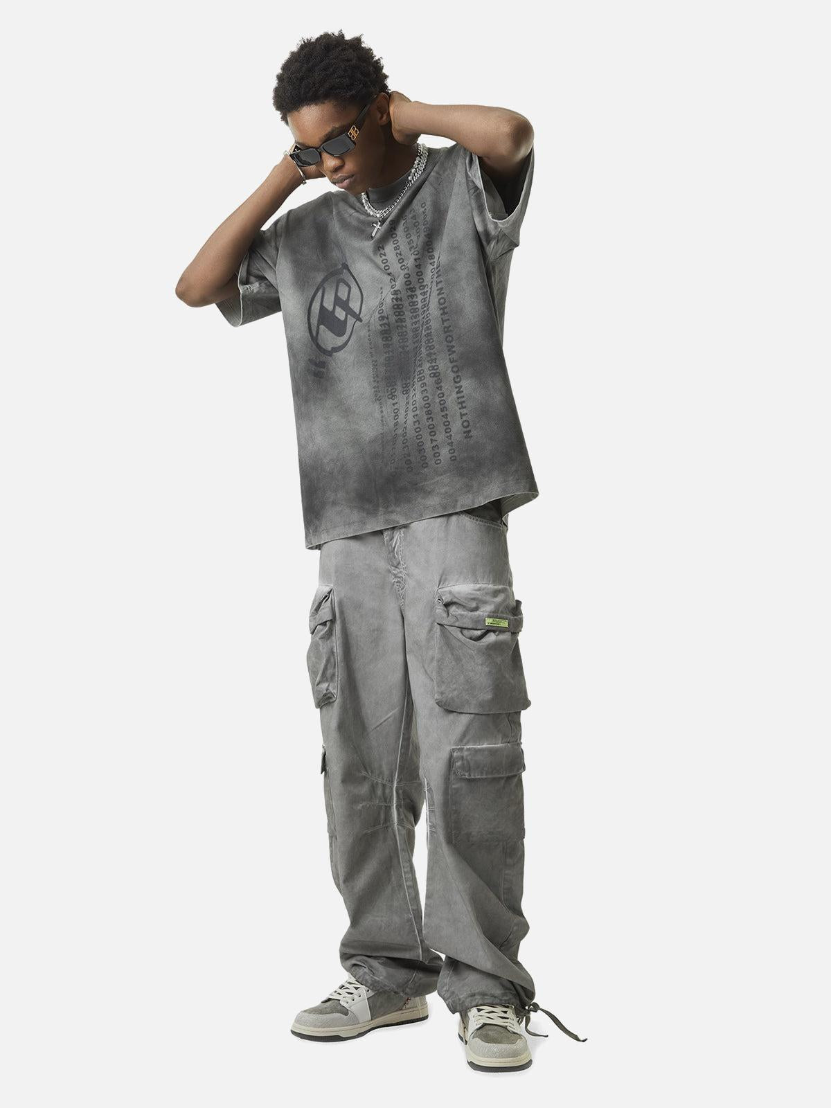 Concert Outfit Vintage Wasteland Style Multi Pocket Work Pants Concert Outfit Vintage Wasteland Style Multi Pocket Work Pants