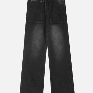 Concert Outfit Vintage Water-Wash Jeans