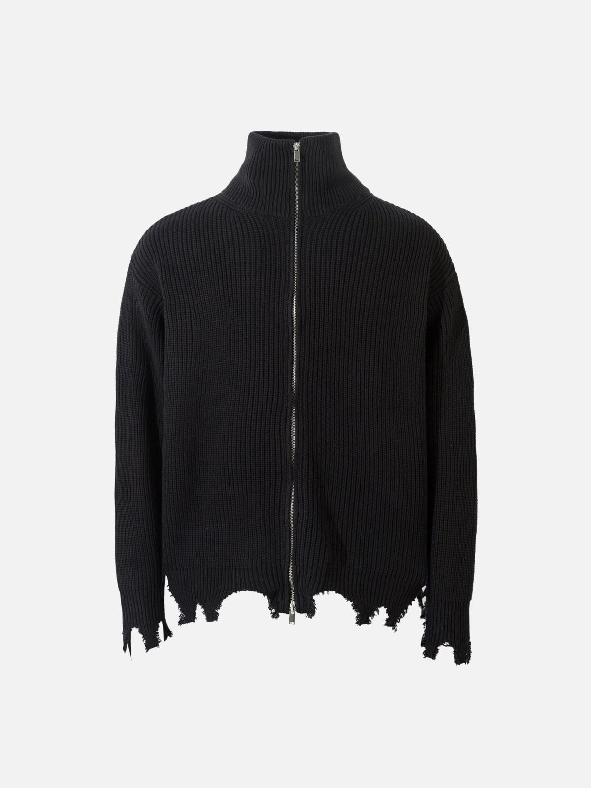 Concert Outfit Vintage Worn Loose zipper Sweater Concert Outfit Vintage Worn Loose zipper Sweater