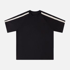 Concert Outfit Waffle Stripes Tee