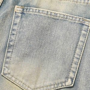 Concert Outfit Washed And Worn Loose Jeans