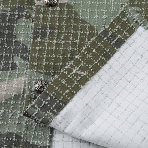 Concert Outfit Washed Brushed Camouflage Short Sleeve Shirt