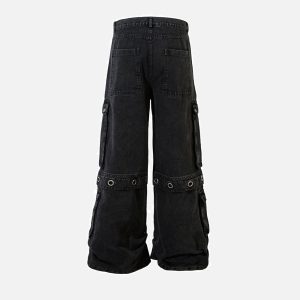 Concert Outfit Washed Cargo Jeans