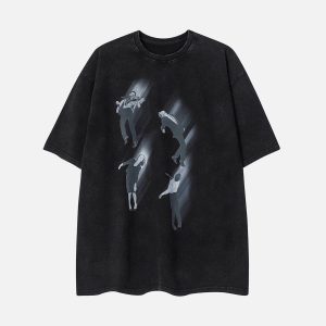 Concert Outfit Washed Character Print Tee