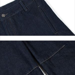 Concert Outfit Washed Curved Jeans