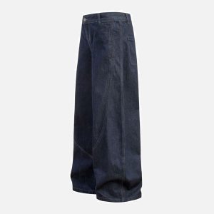 Concert Outfit Washed Curved Jeans