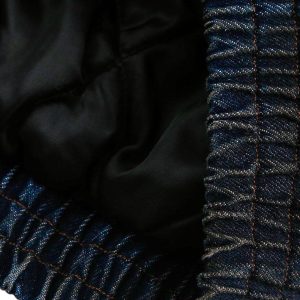 Concert Outfit Washed Denim Fur Hooded Jacket