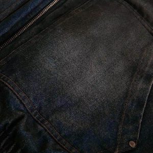 Concert Outfit Washed Denim Fur Hooded Jacket