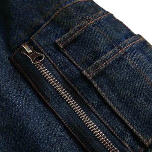 Concert Outfit Washed Denim Fur Hooded Jacket