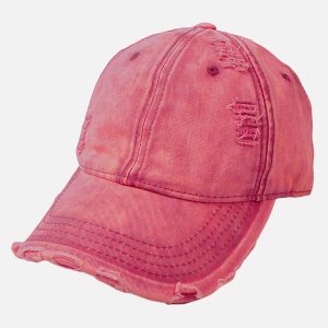 Concert Outfit Washed Denim Outdoor  Cap