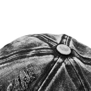 Concert Outfit Washed Denim Outdoor  Cap