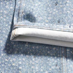 Concert Outfit Washed Diamond Print Jeans