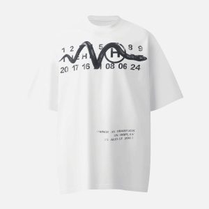 Concert Outfit Washed Digital Art Street Rap T-Shirt