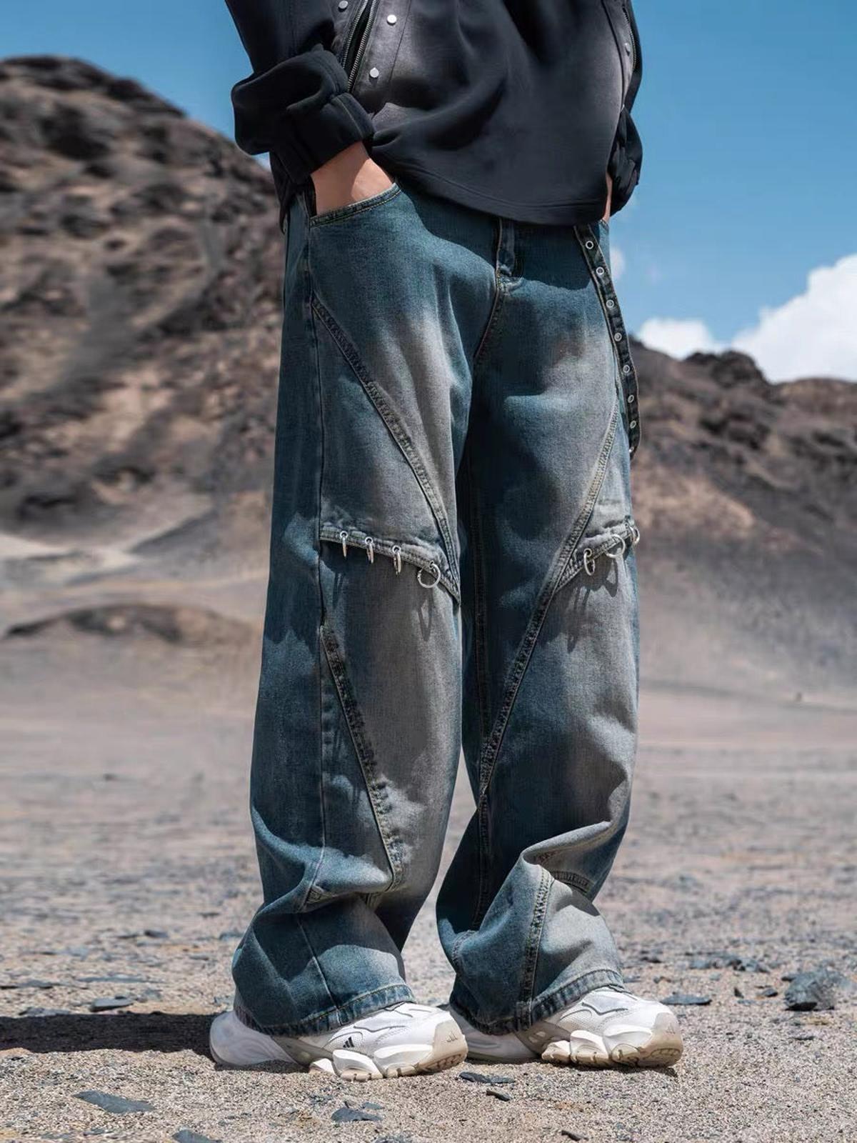 Concert Outfit Washed Distressed Baggy Jeans Concert Outfit Washed Distressed Baggy Jeans