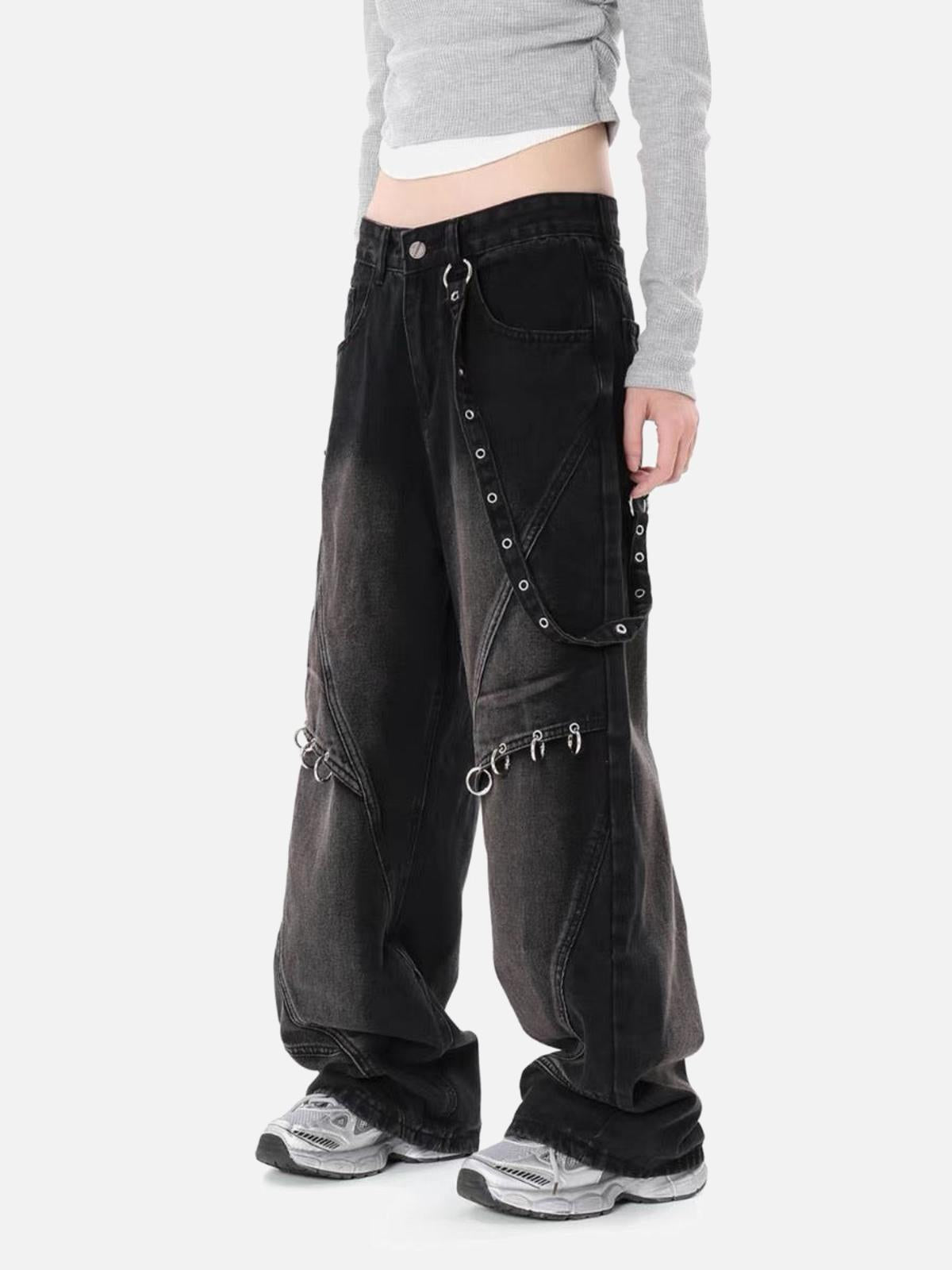 Concert Outfit Washed Distressed Baggy Jeans Concert Outfit Washed Distressed Baggy Jeans