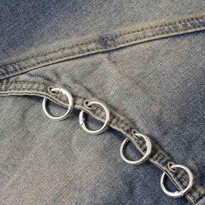 Concert Outfit Washed Distressed Baggy Jeans