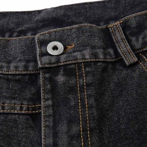 Concert Outfit Washed Distressed Deconstructed Split Jeans