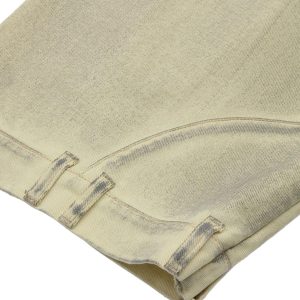 Concert Outfit Washed Distressed Detachable Scarf Barrel Jeans