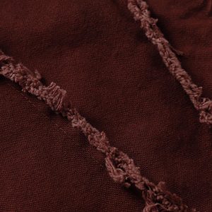 Concert Outfit Washed Distressed Fur Hooded Jacket