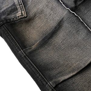 Concert Outfit Washed Distressed Pleated Cargo Jeans