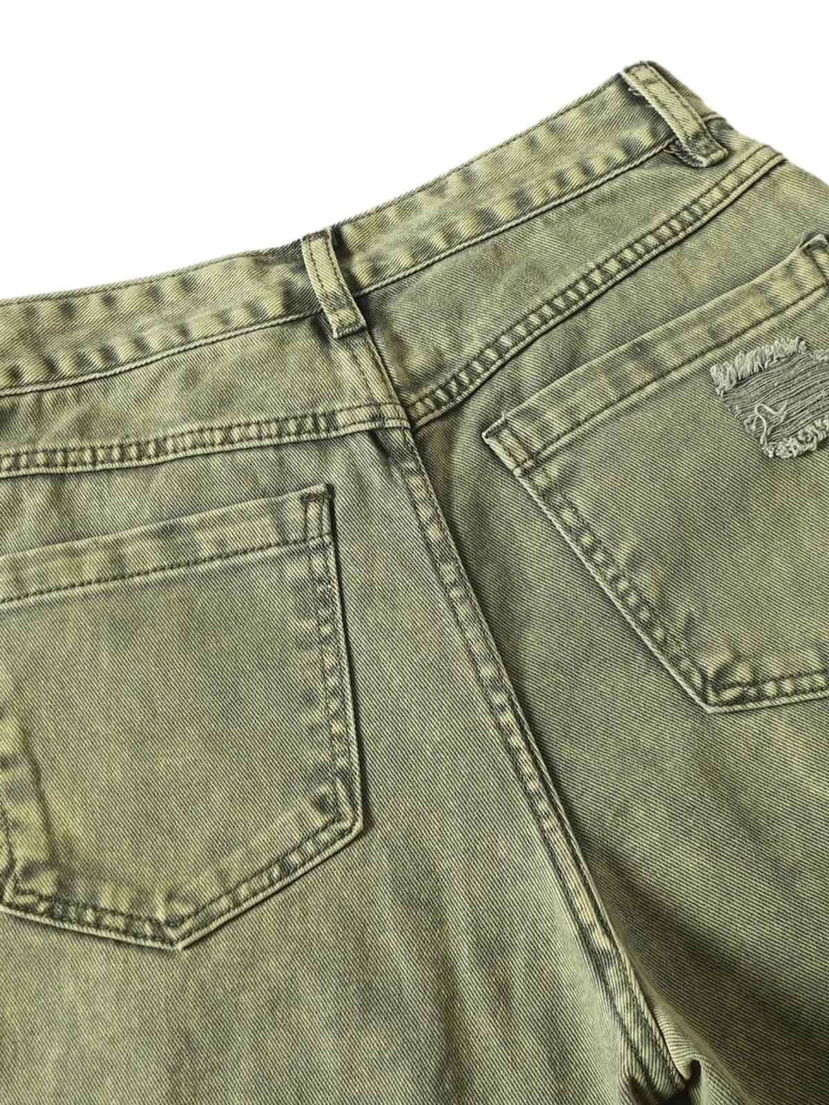 Concert Outfit Washed Distressed Ripped Barrel Jeans Concert Outfit Washed Distressed Ripped Barrel Jeans